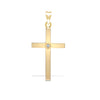 0.03ct Necklace - 9ct Yellow Gold Natural Diamond Cross - by Hearts Forever Jewellers