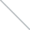 Sterling Silver Cubic Zirconia Bracelet - 925 Silver Rhodium Plated Princess Cut Cubic Zirconia Tennis Bracelet - by Hearts Forever Jewellers