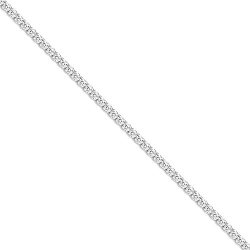 Sterling Silver Cubic Zirconia Bracelet - 925 Sterling Silver CZ Tennis Bracelet - by Hearts Forever Jewellers