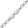 Sterling Silver Bracelet - 925 Silver Double Boxing Glove Belcher Bracelet - by Hearts Forever Jewellers