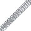 Sterling Silver Cubic Zirconia Bracelet - 925 Silver CZ Set Watch Bracelet - by Hearts Forever Jewellers