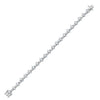 Sterling Silver Cubic Zirconia Bracelet - 925 Silver Baguette & Marquise CZ Bracelet - by Hearts Forever Jewellers
