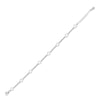 Sterling Silver Cubic Zirconia Bracelet - 925 Silver CZ Set Bracelet - by Hearts Forever Jewellers