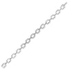 Sterling Silver Cubic Zirconia Bracelet - 925 Silver CZ Set Bracelet - by Hearts Forever Jewellers