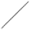 Sterling Silver Cubic Zirconia Bracelet - 925 Silver CZ Set Rope Bracelet - by Hearts Forever Jewellers