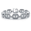 Sterling Silver Cubic Zirconia Bracelet - 925 Silver CZ Set Marine Bracelet - by Hearts Forever Jewellers