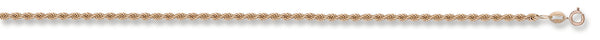 Jewellery - Y/G Hollow Rope Anklet - by Hearts Forever Jewellers