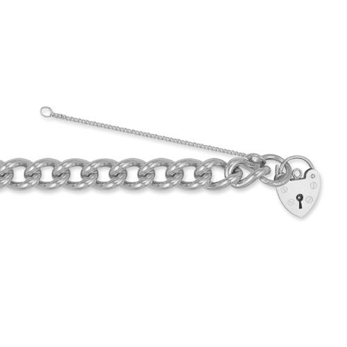 Sterling Silver Bracelet - 925 Sterling Silver Traditional British Charm Bracelet - by Hearts Forever Jewellers