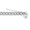 Sterling Silver Bracelet - 925 Sterling Silver Traditional British Charm Bracelet - by Hearts Forever Jewellers