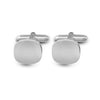 Sterling Silver Jewellery - 925 Silver Cushion Heavyweight Cufflink With Swivel Back - by Hearts Forever Jewellers
