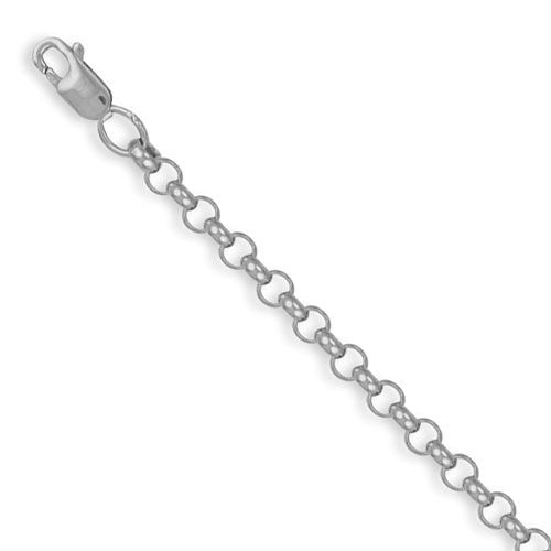 Sterling Silver Necklace - 925 Sterling Silver Belcher Necklace - by Hearts Forever Jewellers