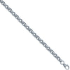 925 Sterling Silver Patterned & Plain Belcher Chain