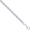 925 Silver Square Franco 4.4mm Gauge Chain