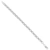 925 Silver CZ set and Patterened Belcher 11mm Gauge Chain