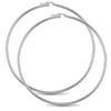 Sterling Silver Ring - 925 Sterling Silver 2mm polished creole Hoop Earrings - by Hearts Forever Jewellers