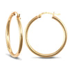 Sterling Silver Ring - 925 Sterling Silver Gold Plated 2mm polished creole Hoop Earrings - by Hearts Forever Jewellers