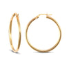 Sterling Silver Ring - 925 Sterling Silver Gold Plated 2mm polished creole Hoop Earrings - by Hearts Forever Jewellers
