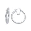 Sterling Silver Ring - 925 Silver Resin Set Hoop Earrings Earrimgs - by Hearts Forever Jewellers