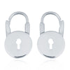 Sterling Silver Ring - 925 Silver Love Padlock Earrings - by Hearts Forever Jewellers