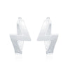 Sterling Silver Ring - 925 Silver Huggie Hoop Earrings - by Hearts Forever Jewellers