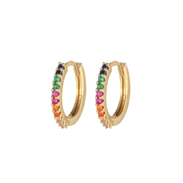 Sterling Silver Cubic Zirconia Ring - 925 Silver 14ct Gold Plated CZ Set Earrings - by Hearts Forever Jewellers