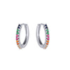 Sterling Silver Cubic Zirconia Ring - 925 Silver 14ct Gold Plated CZ Set Earrings - by Hearts Forever Jewellers