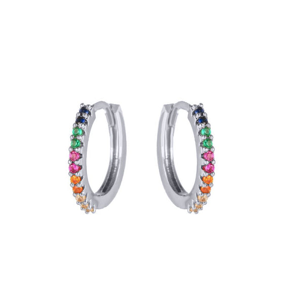 Sterling Silver Cubic Zirconia Ring - 925 Silver 14ct Gold Plated CZ Set Earrings - by Hearts Forever Jewellers