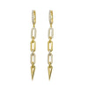 Sterling Silver Cubic Zirconia Ring - 925 Silver 14ct Gold Plated CZ Set Earrings - by Hearts Forever Jewellers