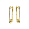 Sterling Silver Cubic Zirconia Ring - 925 Silver 14ct Gold Plated CZ Set Earrings - by Hearts Forever Jewellers