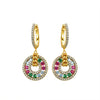Sterling Silver Cubic Zirconia Ring - 925 Silver 14ct Gold Plated CZ Set Earrings - by Hearts Forever Jewellers