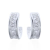 925 Silver Stud Earrings - CZ Set