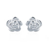 925 Silver Rose Stud Earrings