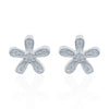 925 Silver Stud Earrings - CZ Set