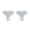 925 Silver Elephant Stud Earrings