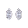 925 Silver Marquise CZ Set Stud Earrings