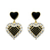 925 Silver 14ct Gold Plated CZ Set Stud Earrings