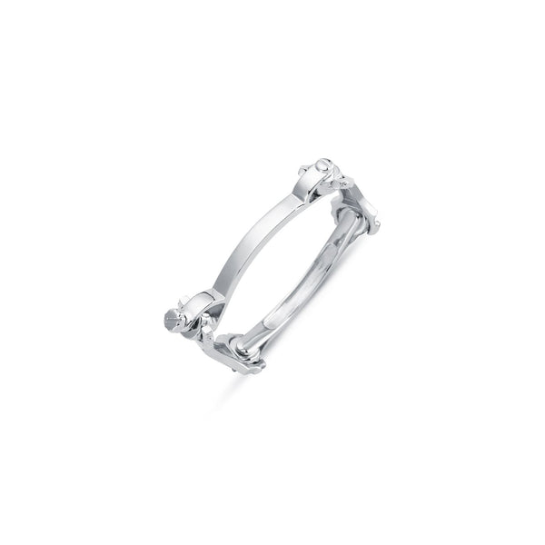 Sterling Silver Bracelet - 925 Sterling Silver Spanner & Socket Bracelet Baby / Childrens Bangle - by Hearts Forever Jewellers