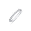 Sterling Silver Bracelet - 925 Sterling Silver Double Row Eternity Baby / Childrens Bangle - by Hearts Forever Jewellers