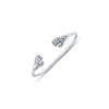 Sterling Silver Cubic Zirconia Bracelet - 925 Sterling Silver CZ Set Boxing Glove Baby / Childrens Bangle - by Hearts Forever Jewellers