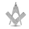 Sterling Silver Necklace - 925 Sterling Silver Masonic Scissor Pendant - by Hearts Forever Jewellers