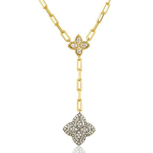Sterling Silver Cubic Zirconia Necklace - 925 Silver 14ct Gold Plated CZ Set Clover Pendant - by Hearts Forever Jewellers