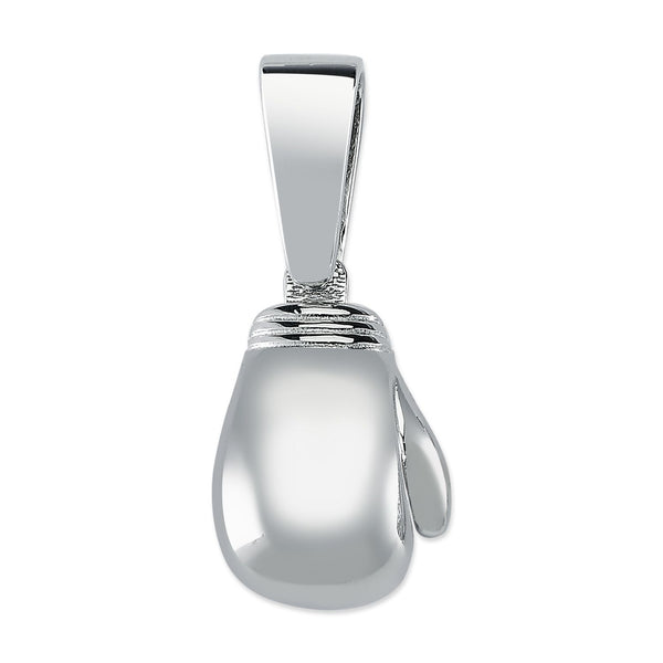 Sterling Silver Necklace - 925 Sterling Silver Boxing Gloves Pendant - by Hearts Forever Jewellers