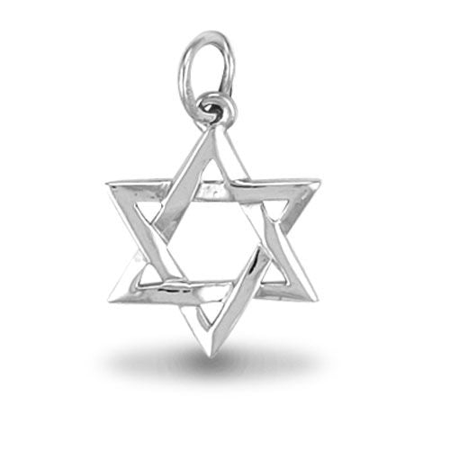 Sterling Silver Necklace - 925 Silver Star Of David - by Hearts Forever Jewellers