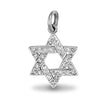 Sterling Silver Cubic Zirconia Necklace - 925 Silver Cubic Zirconia Star Of David - by Hearts Forever Jewellers