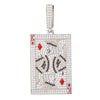 Sterling Silver Cubic Zirconia Necklace - 925 Silver CZ Set King Of Diamonds Pendant - by Hearts Forever Jewellers