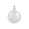 Sterling Silver Necklace - 925 Silver St Christopher Medal 19mm - by Hearts Forever Jewellers