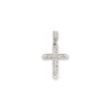 Sterling Silver Cubic Zirconia Necklace - 925 Silver CZ Set Cross - by Hearts Forever Jewellers