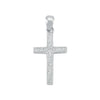 Sterling Silver Necklace - 925 Silver Engraved Cross - by Hearts Forever Jewellers