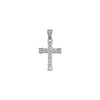 Sterling Silver Cubic Zirconia Necklace - CZ Set Celtic Cross - by Hearts Forever Jewellers