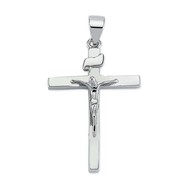 Sterling Silver Necklace - 925 Silver Crucifix - by Hearts Forever Jewellers